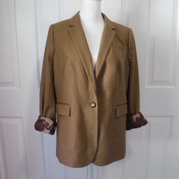 The Limited Jackets & Blazers - 2/$15 The Limited Blazer Paisley Lining Size L